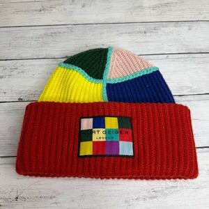 Kurt Geiger Multicolor Knit Beanie